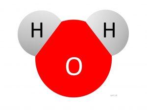 molekula voda H2O
